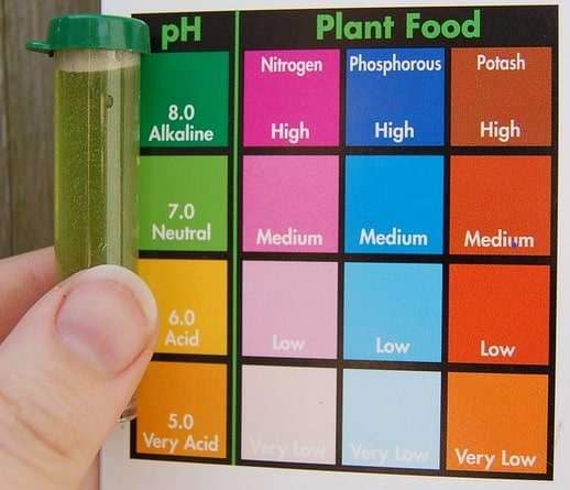 results of a soil test